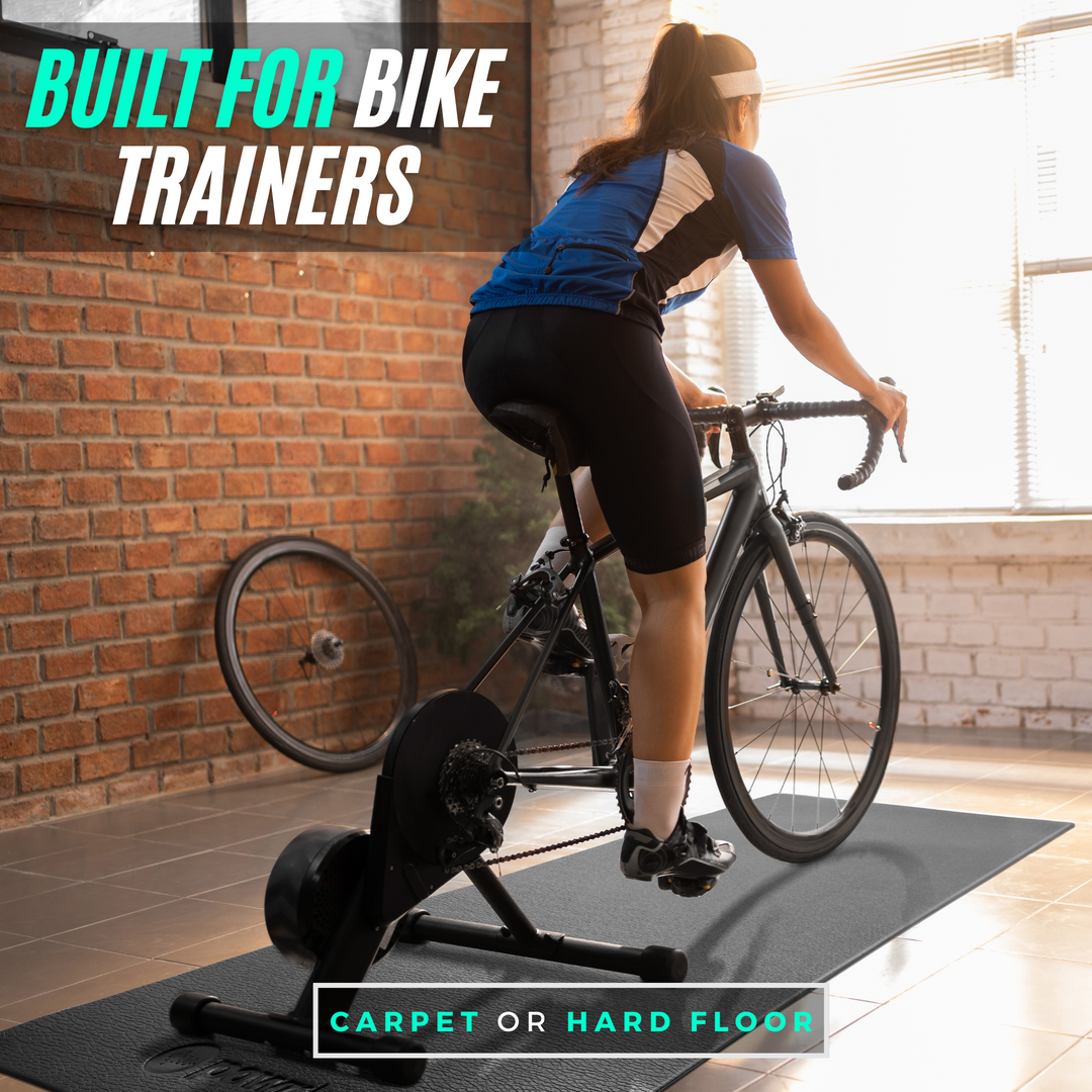 Exercise bike floor sale